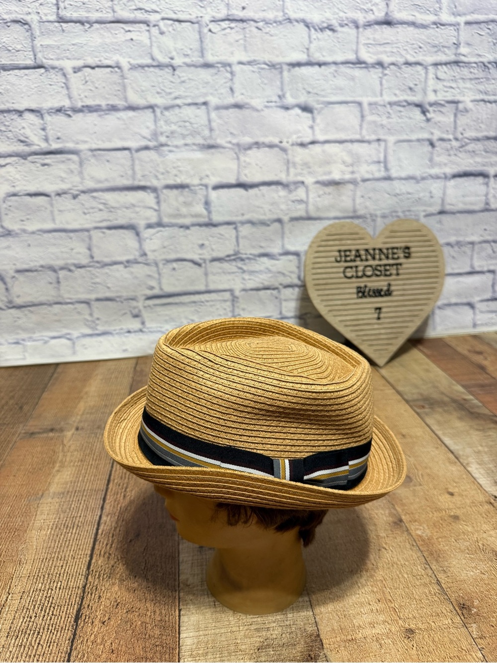 Belfry Men/women
Blue, Tan, Black Summer Straw Pork Pie Trilby Fedora Hat